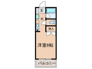 三恵ハイツの物件間取画像